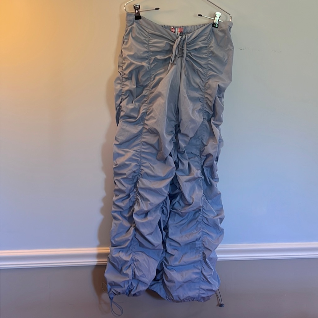 Urban Outfitters Polyamid Pants: Size M: Light Grey Blue